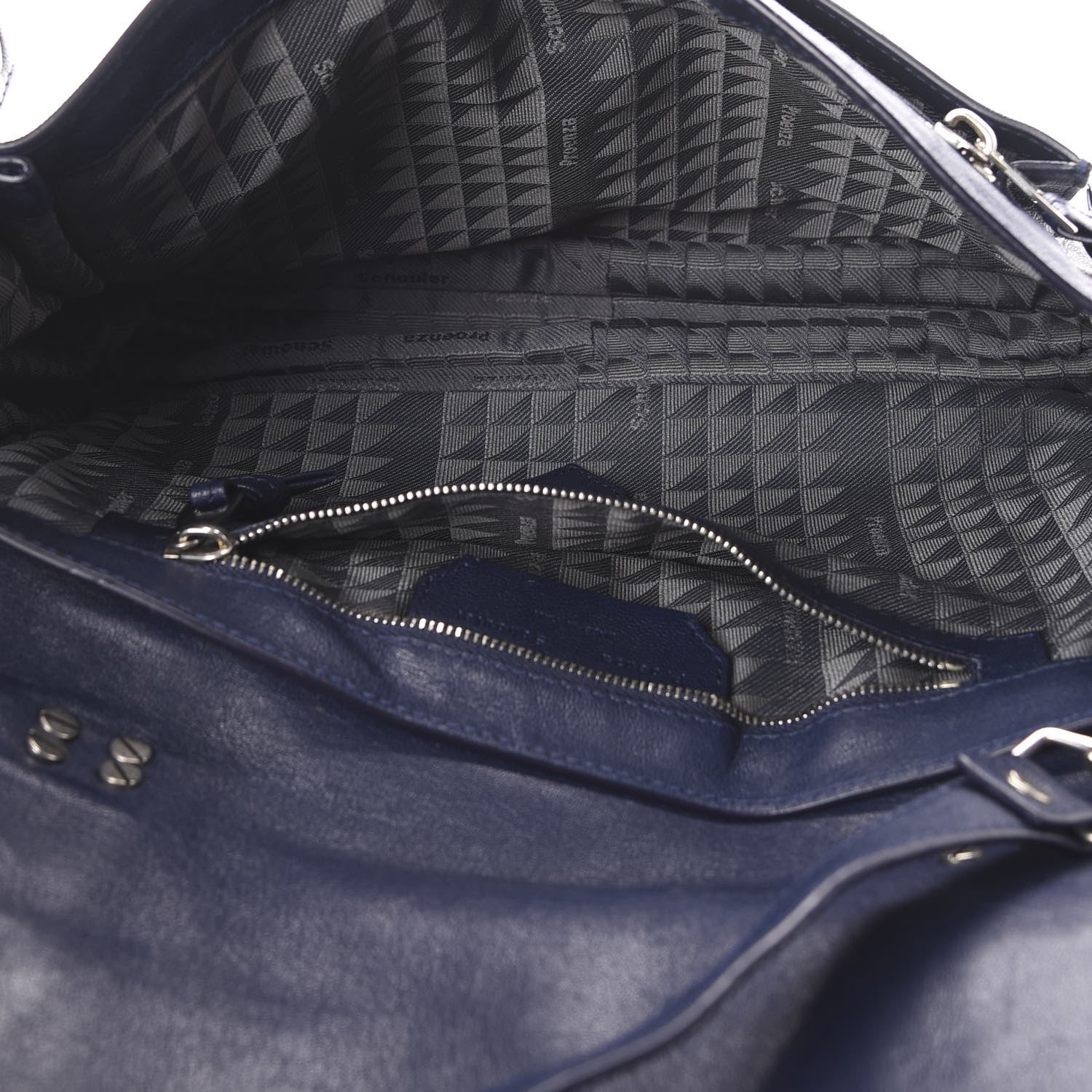 Proenza Schouler Lambskin Medium PS1 Satchel Midnight 4 of 14