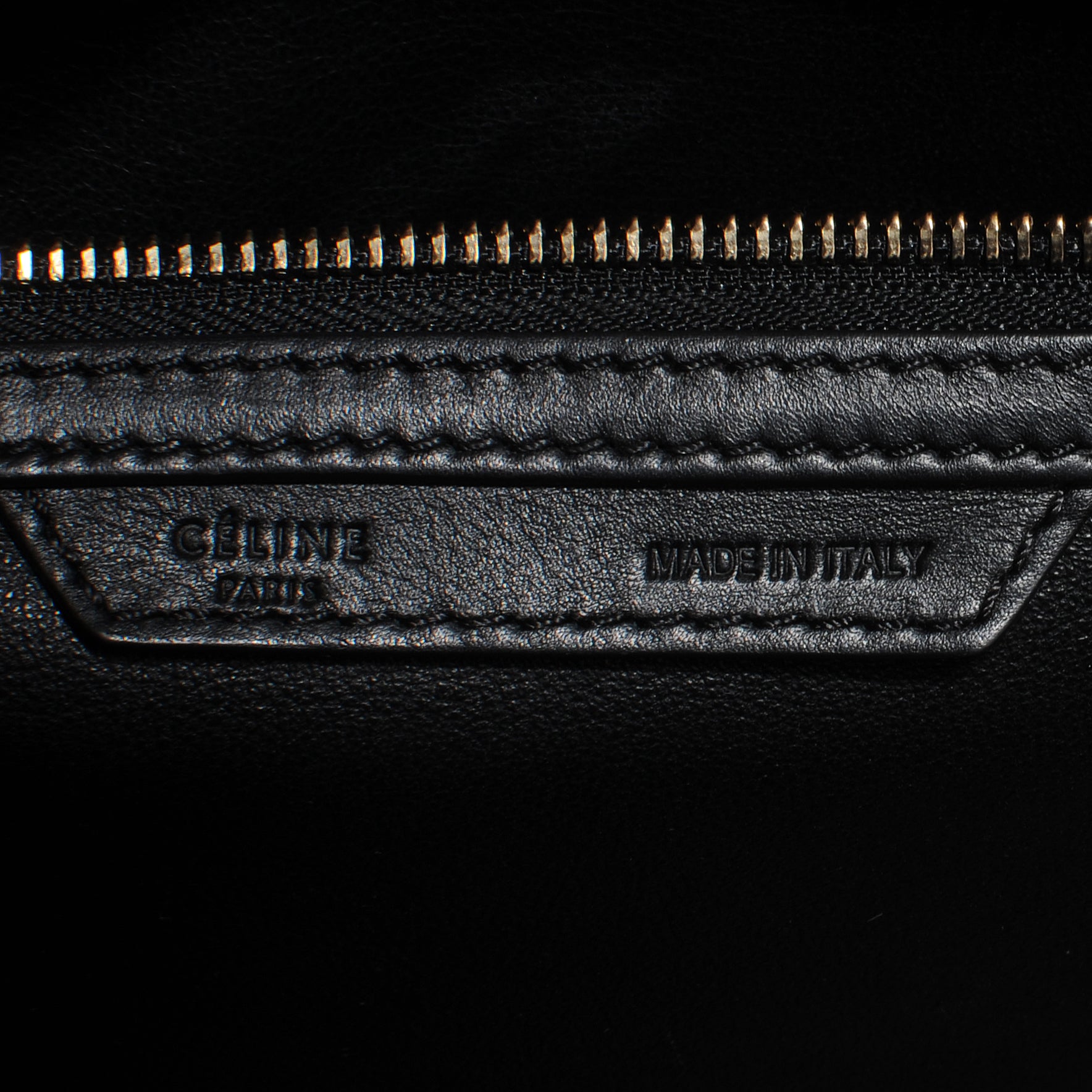 Celine Smooth Calfskin Mini Luggage Black 7 of 8