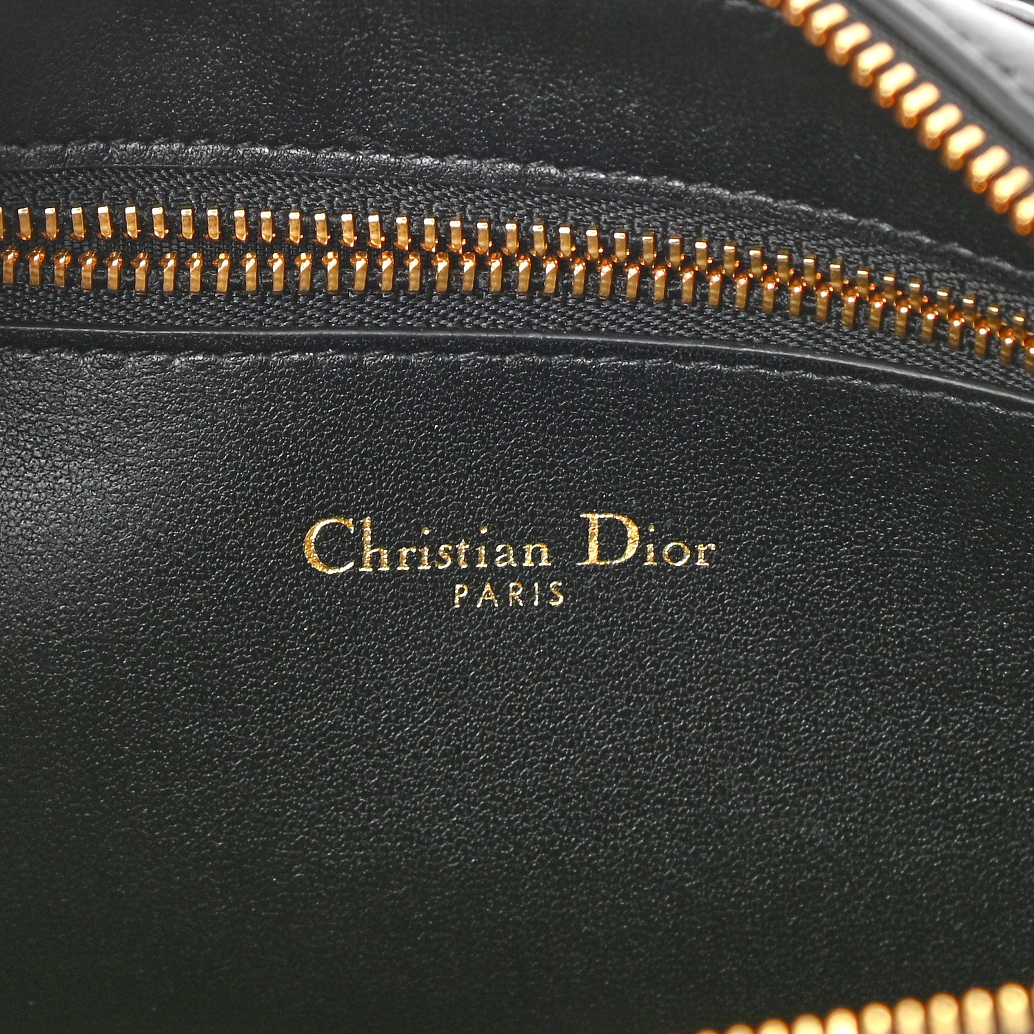 Christian Dior Supple Calfskin Caro Double Pouch Black 6 of 7