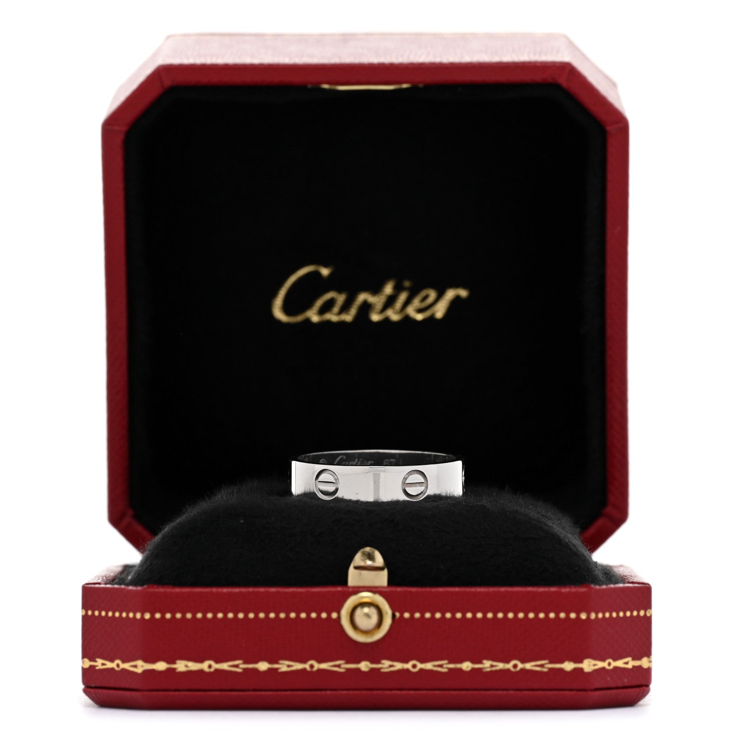 Cartier 18K White Gold 5.5mm LOVE Ring 67 12 4 of 5