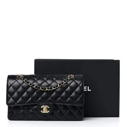 Chanel Caviar Quilted Medium Double Flap Black 10 of 10
