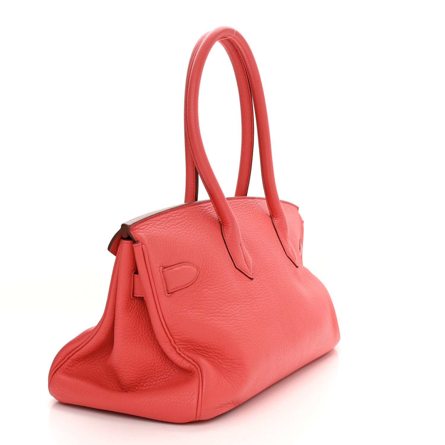 Hermes Taurillon Clemence JPG Shoulder Birkin II 42 Bougainvillea 3 of 10