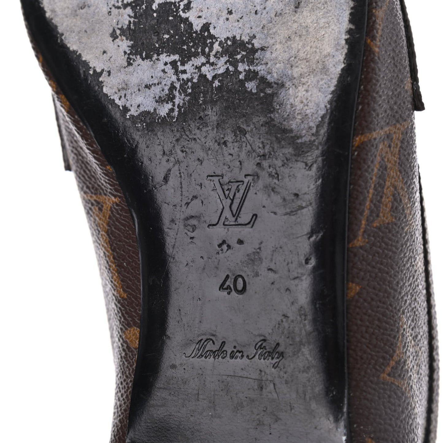 Monogram Upper Case Flat Loafer 40