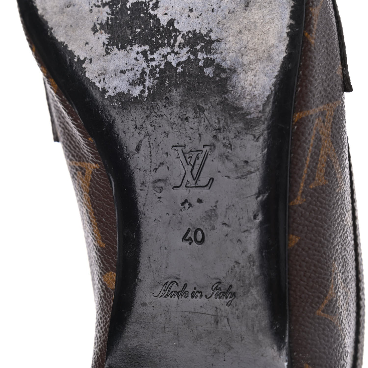 Louis Vuitton Monogram Upper Case Flat Loafer 40 7 of 21