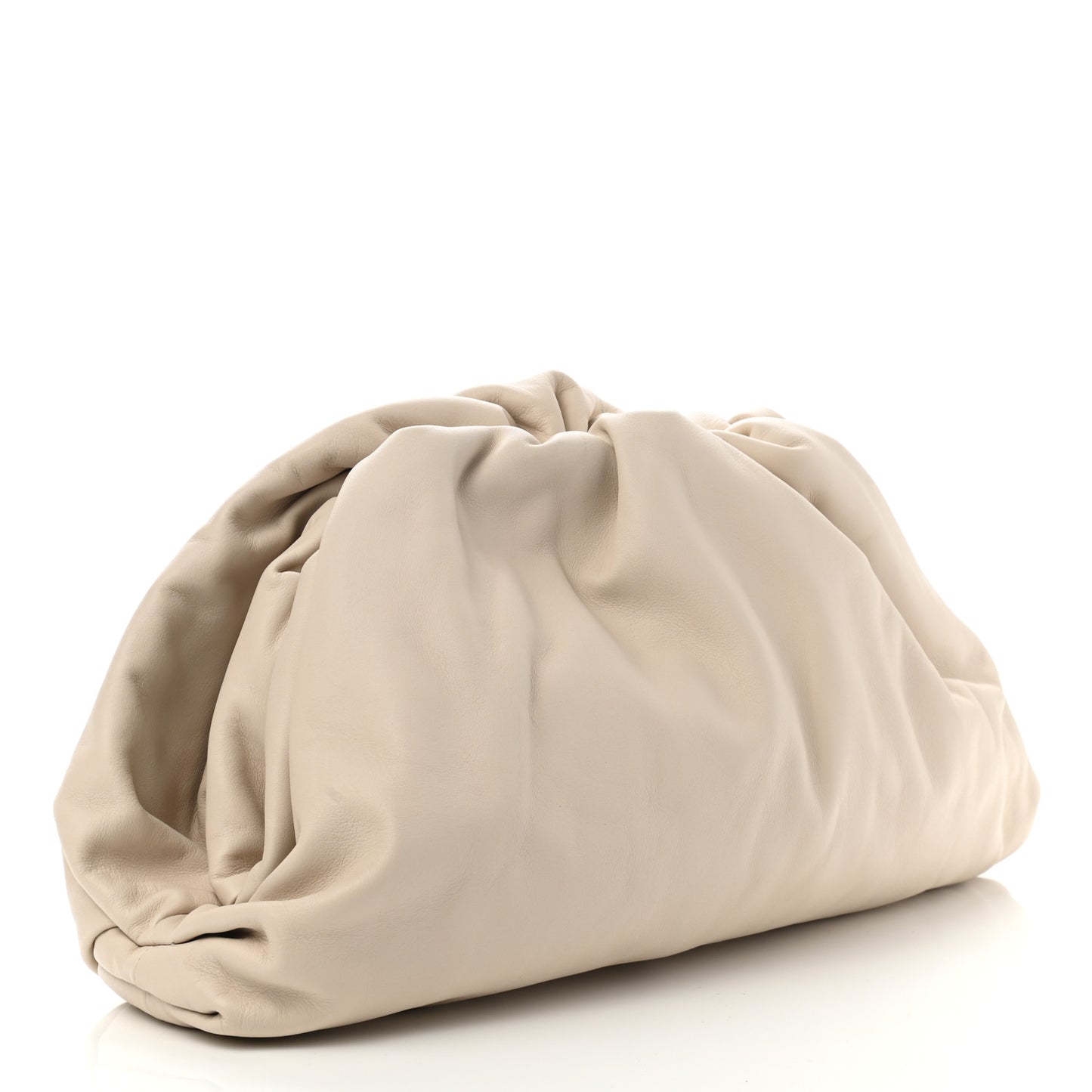 Smooth Butter Calf The Pouch Oversized Clutch Mist