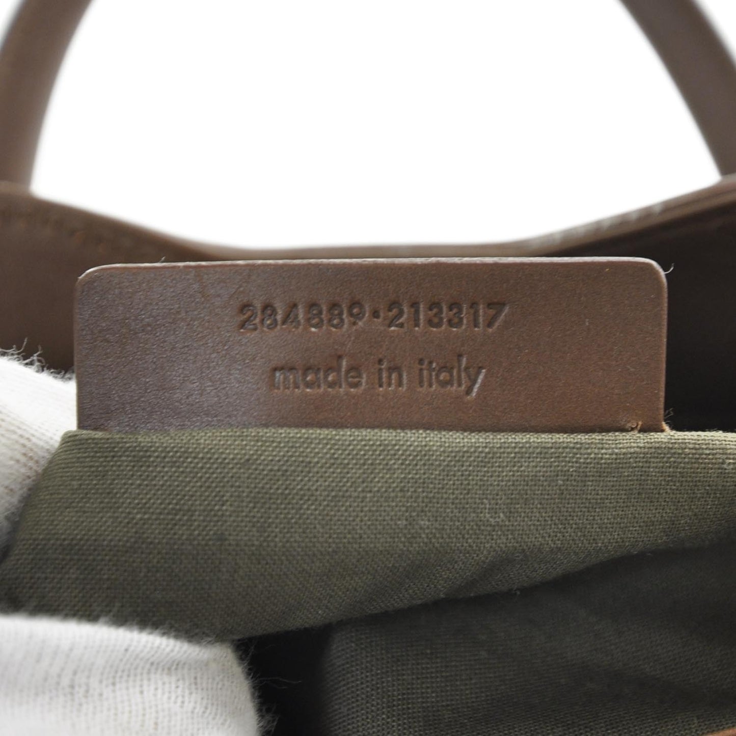 Woven Linen Leather Double Y Tote