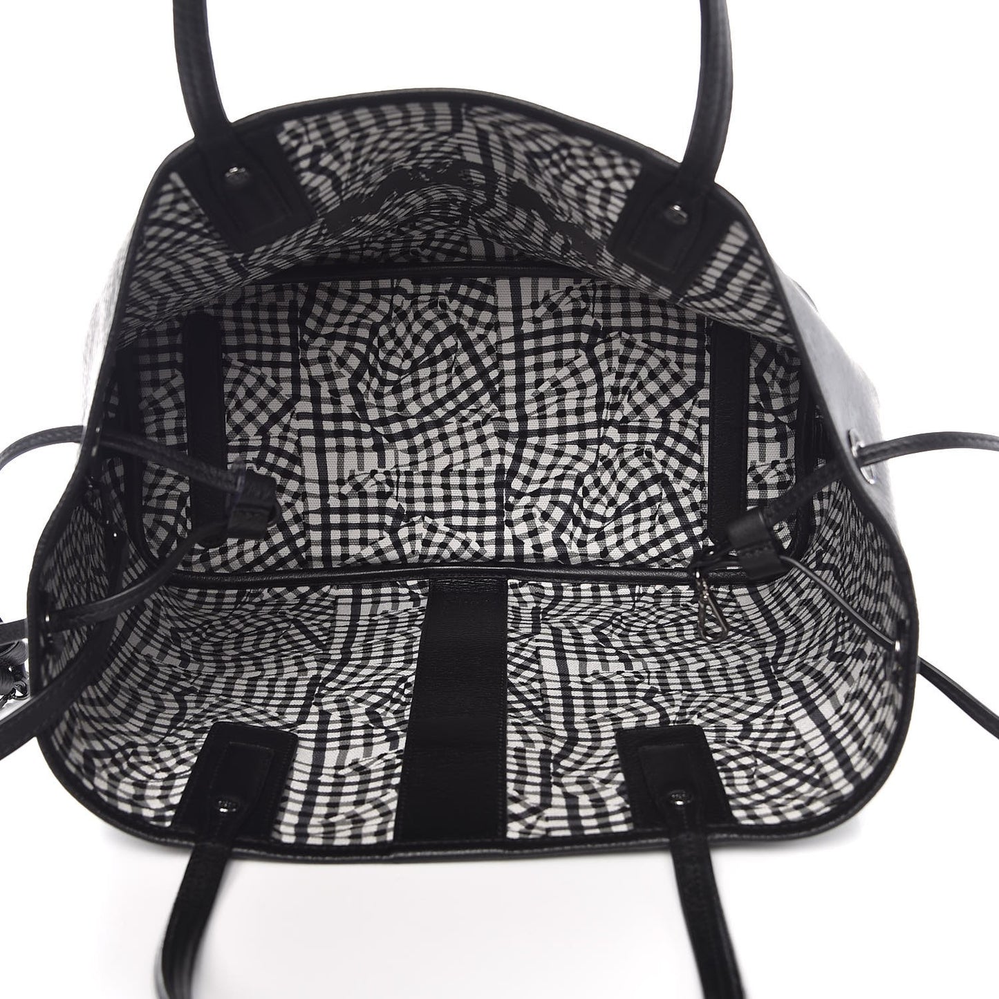 Visetos Medium Liz Reversible Shopper Tote Black