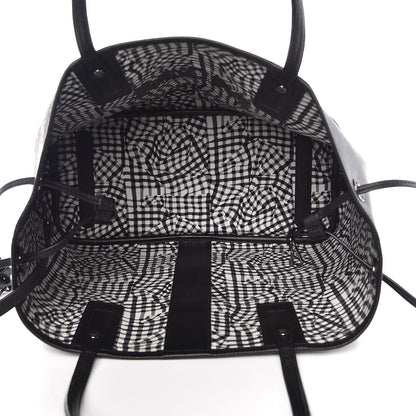 MCM Visetos Medium Liz Reversible Shopper Tote Black 7 of 12