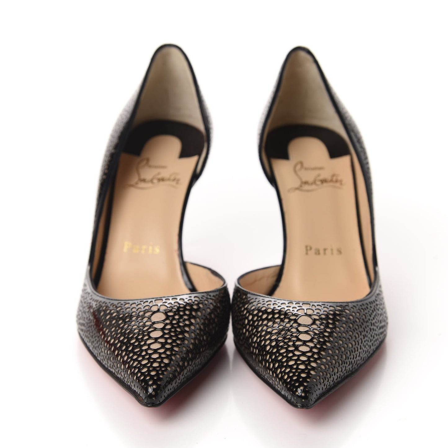Patent Glitter Galupump 70 Pumps 35.5 Black Gold