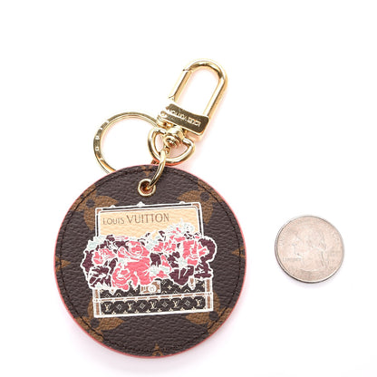 Louis Vuitton Monogram Illustre Posies Bag Charm 2 of 3