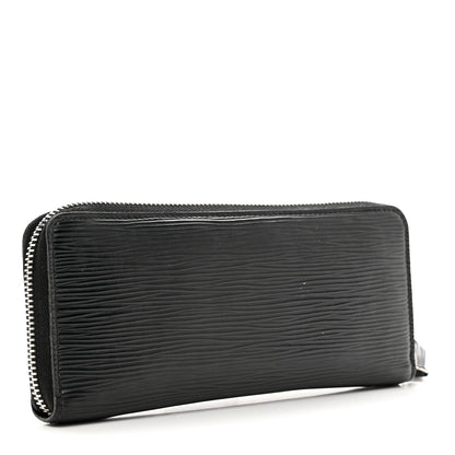 Louis Vuitton Epi Clemence Wallet Black 3 of 7