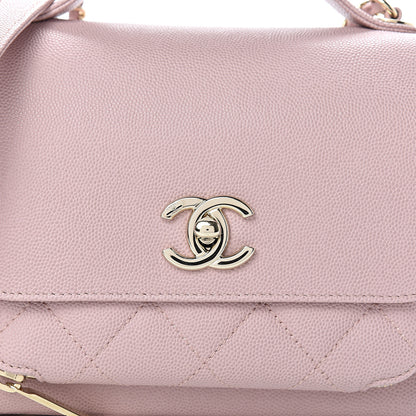 Chanel Caviar Quilted Small Business Affinity Flap Light Pink 7 of 10