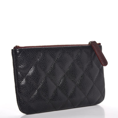 Chanel Caviar Quilted Small Cosmetic Case Black 3 of 8