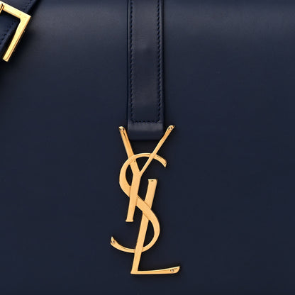 Saint Laurent Smooth Calfskin Medium Classic Monogram Universite Bag Deep Marine 8 of 16