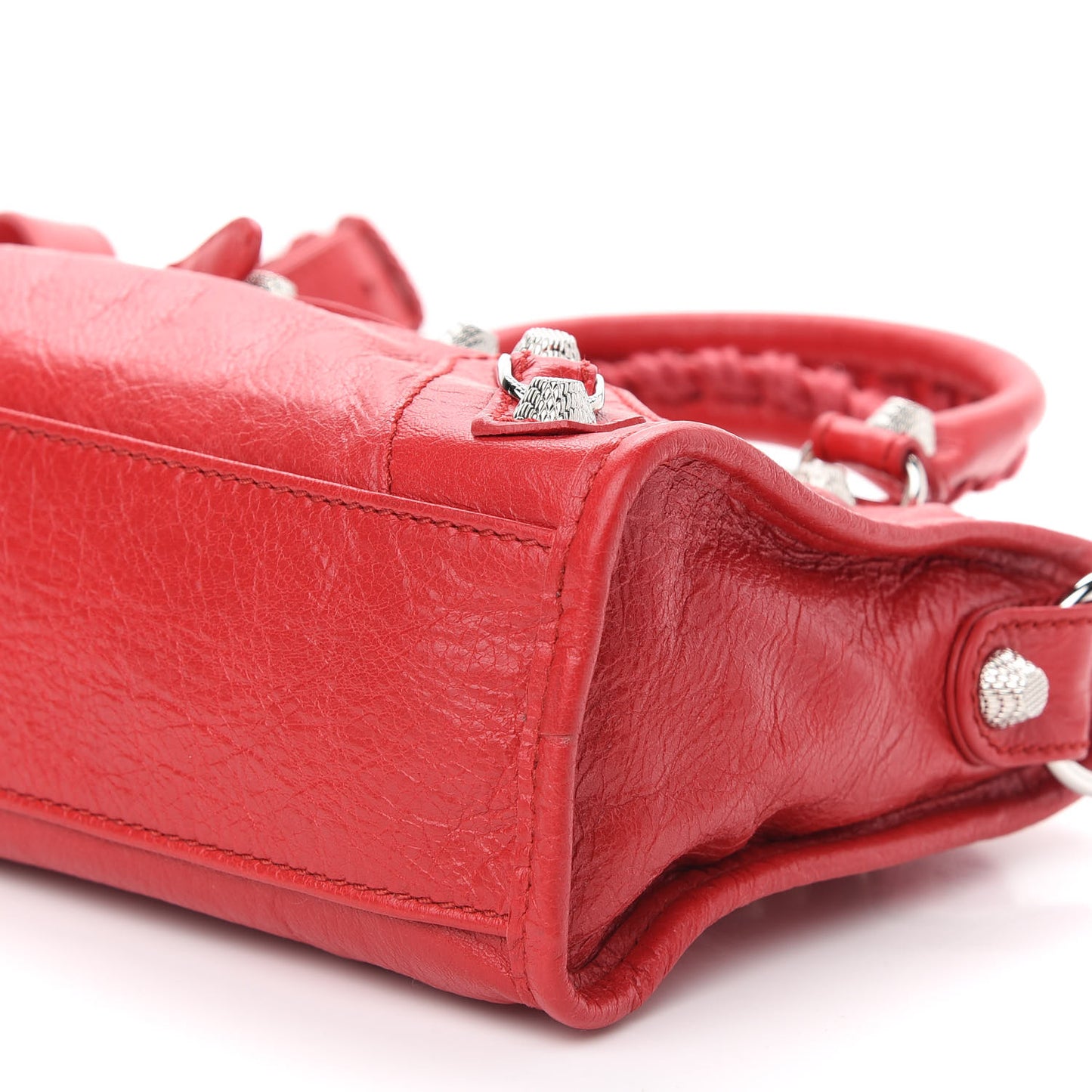 Agneau Giant 12 Silver Hardware Mini City Rouge Cardinal