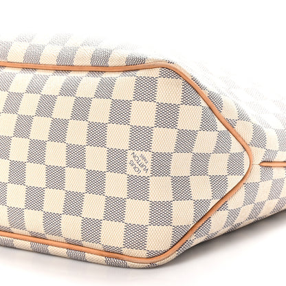 Louis Vuitton Damier Azur Delightful MM Rose Ballerine 10 of 10