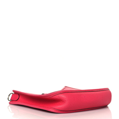 Hermes Taurillon Clemence Evelyne TPM Rose Extreme 3 of 11