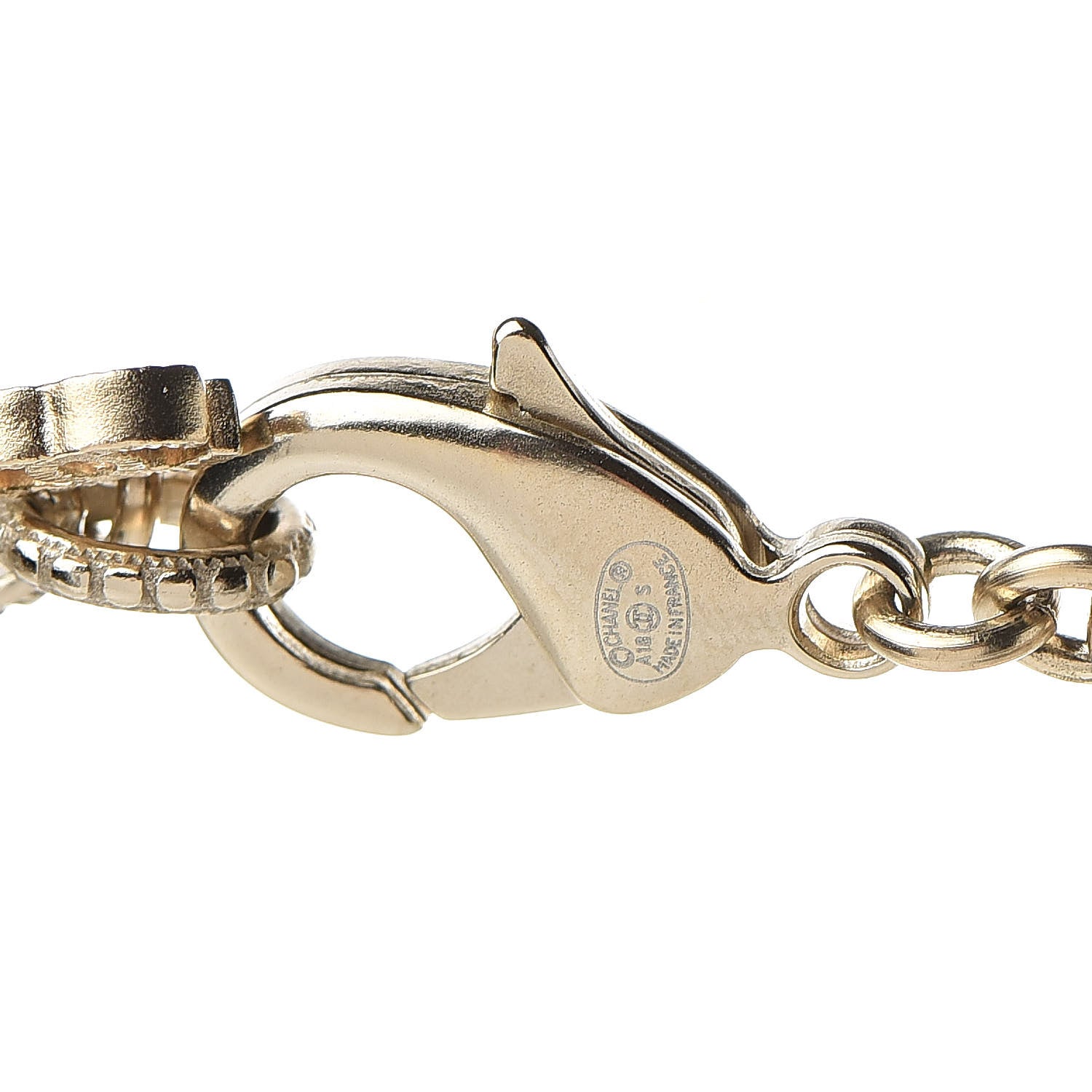 Chanel Pearl CC Long Multistrand Necklace Gold 4 of 5
