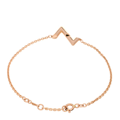 Louis Vuitton 18K Pink Gold Volt Upside Down Chain Bracelet 2 of 3