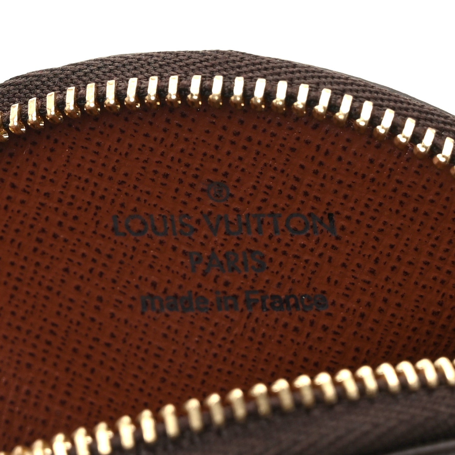 Monogram Round Coin Purse