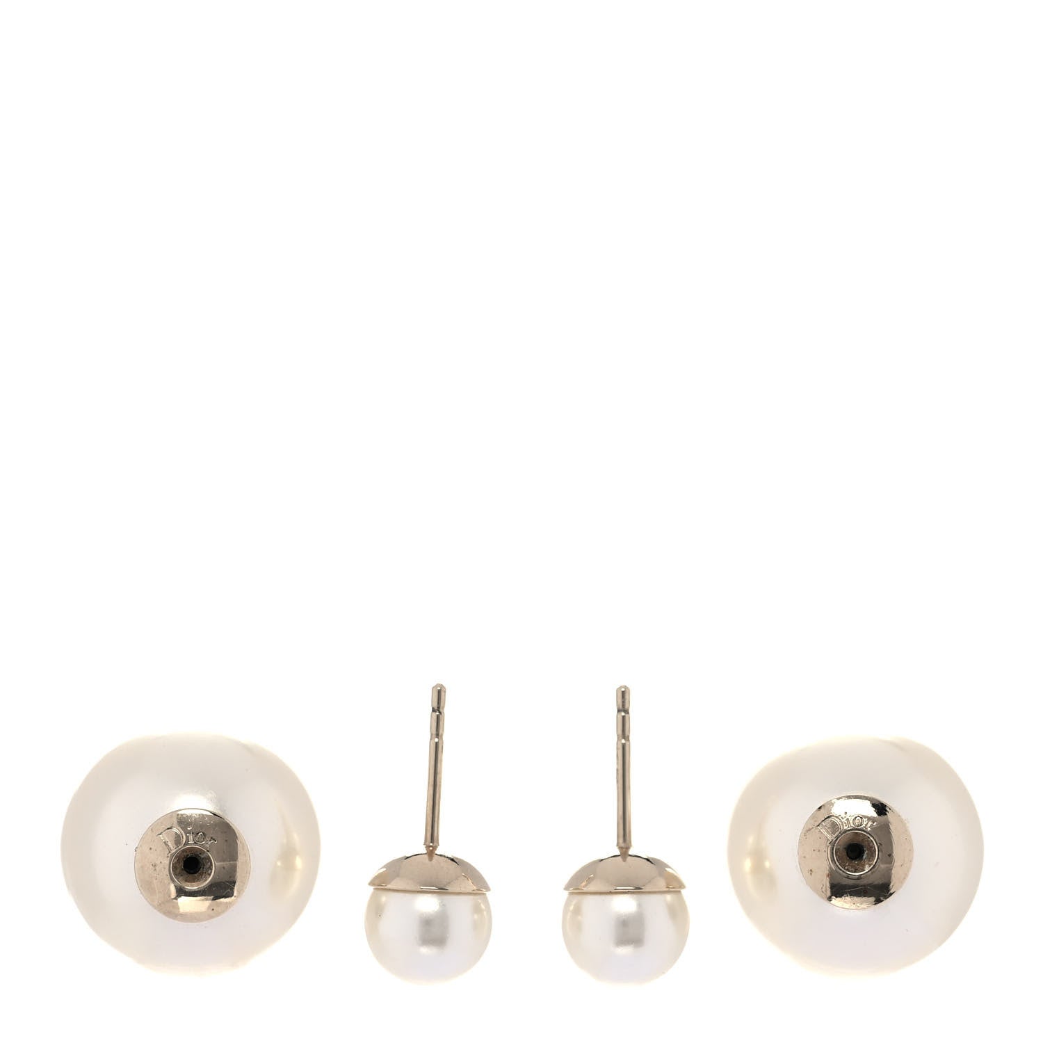 Christian Dior Pearl Mise En Dior Tribal Earrings 3 of 4