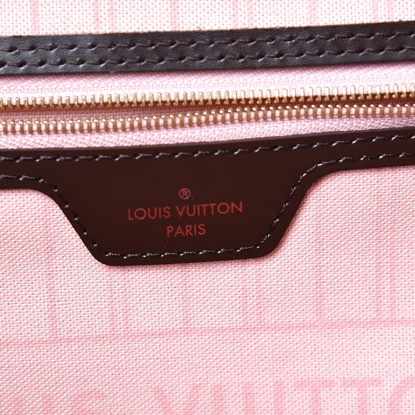 Damier Ebene Neo Neverfull MM Rose Ballerine