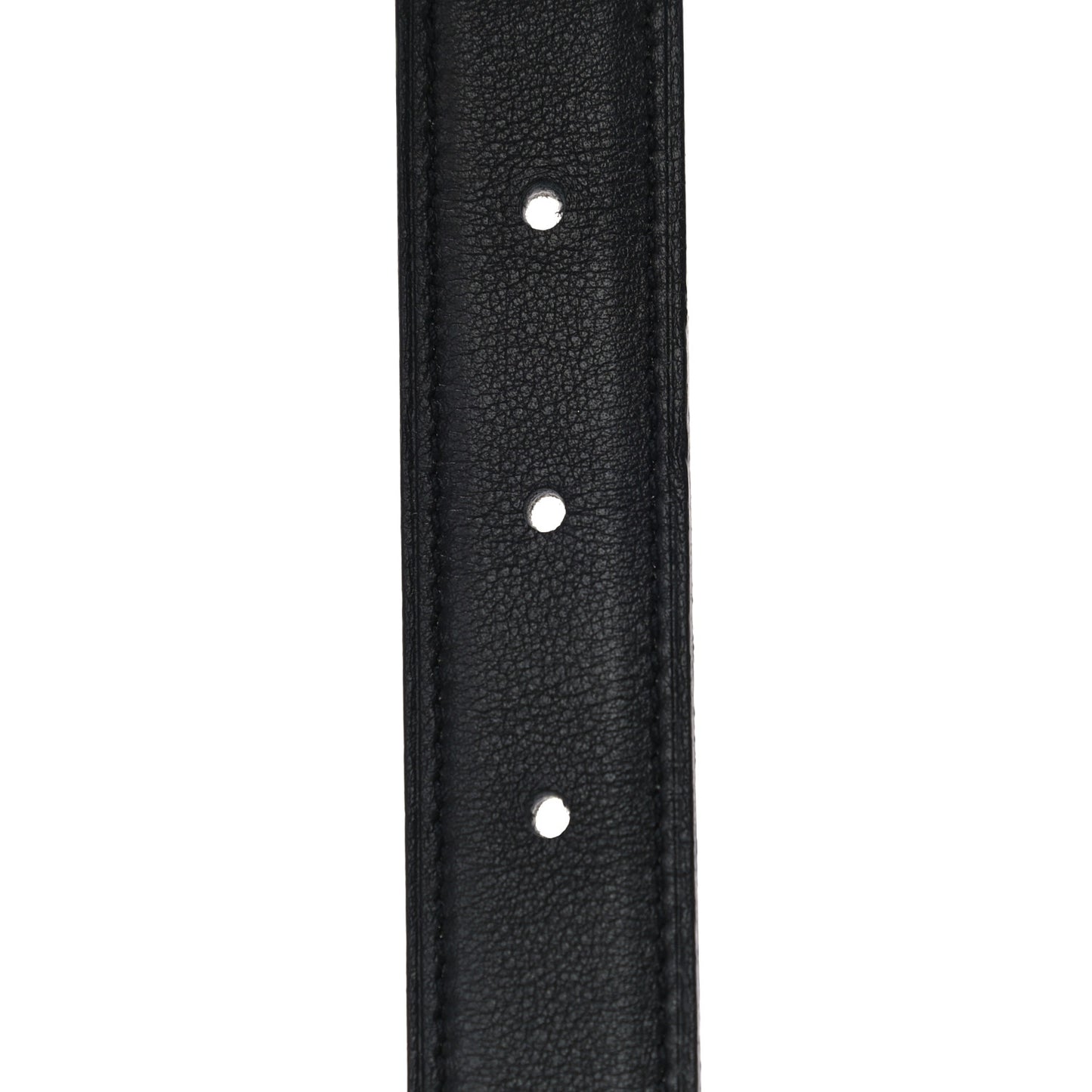 Swift Epsom 24mm Mini Constance H Belt 85 Black Etoupe
