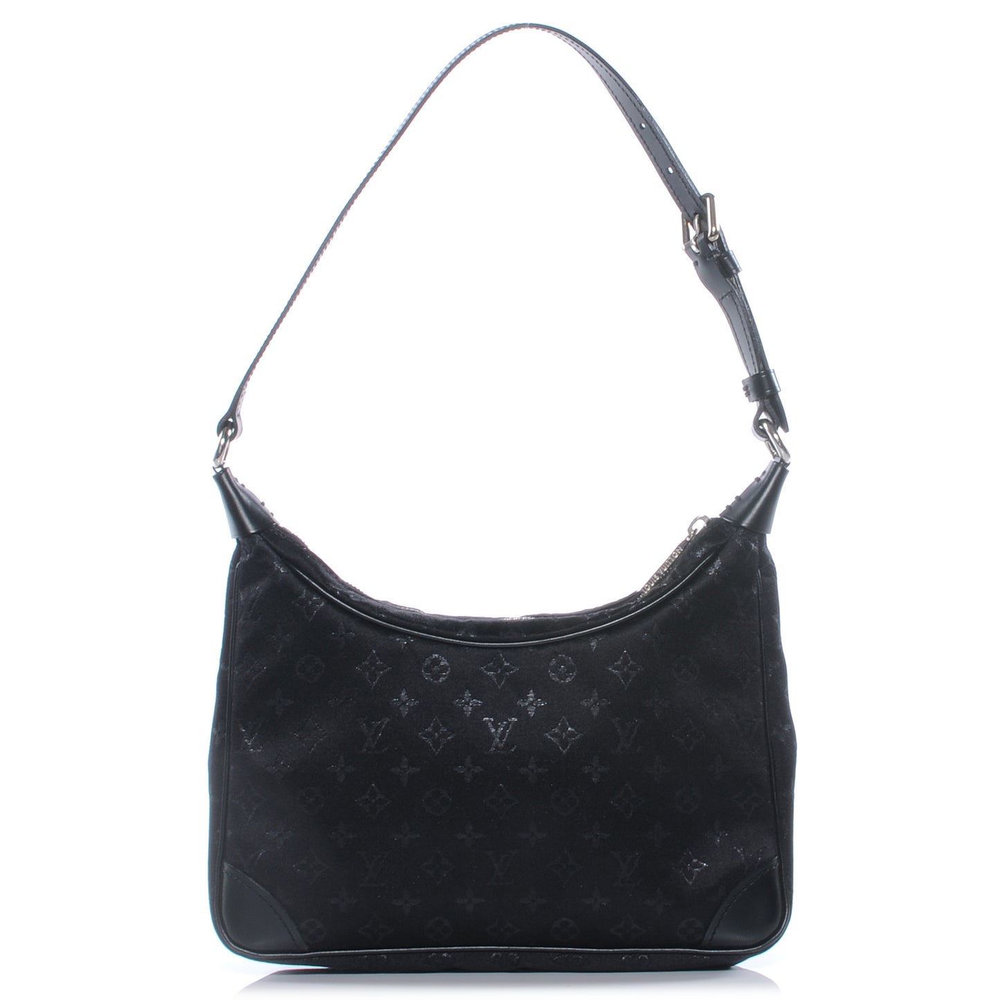 Satin Monogram Little Boulogne Black