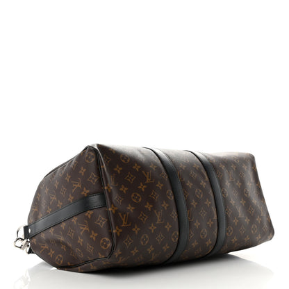 Louis Vuitton Monogram Macassar Keepall Bandouliere 45 3 of 12