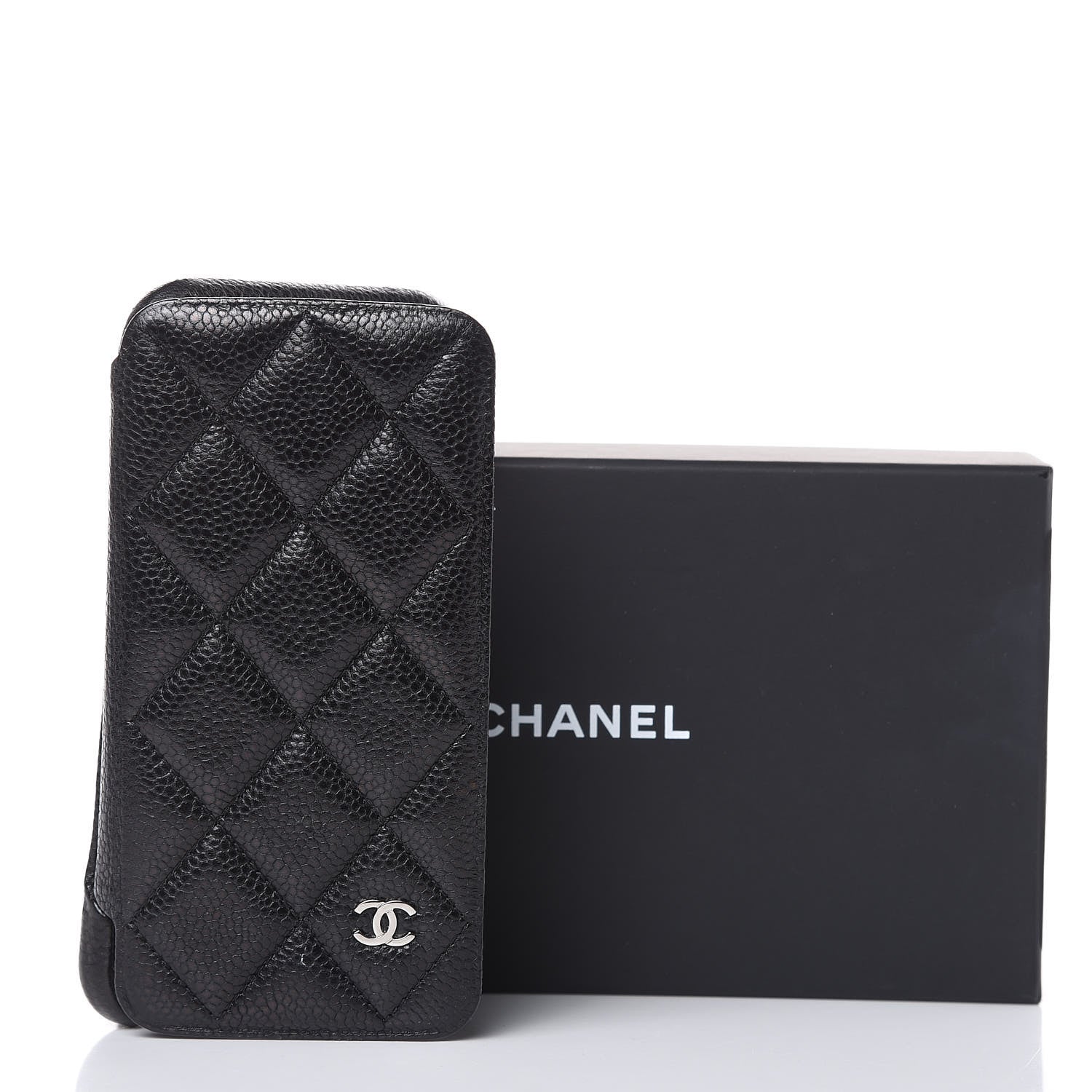 Chanel Caviar Quilted iPhone X Case Black 10 of 10