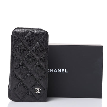 Chanel Caviar Quilted iPhone X Case Black 10 of 10