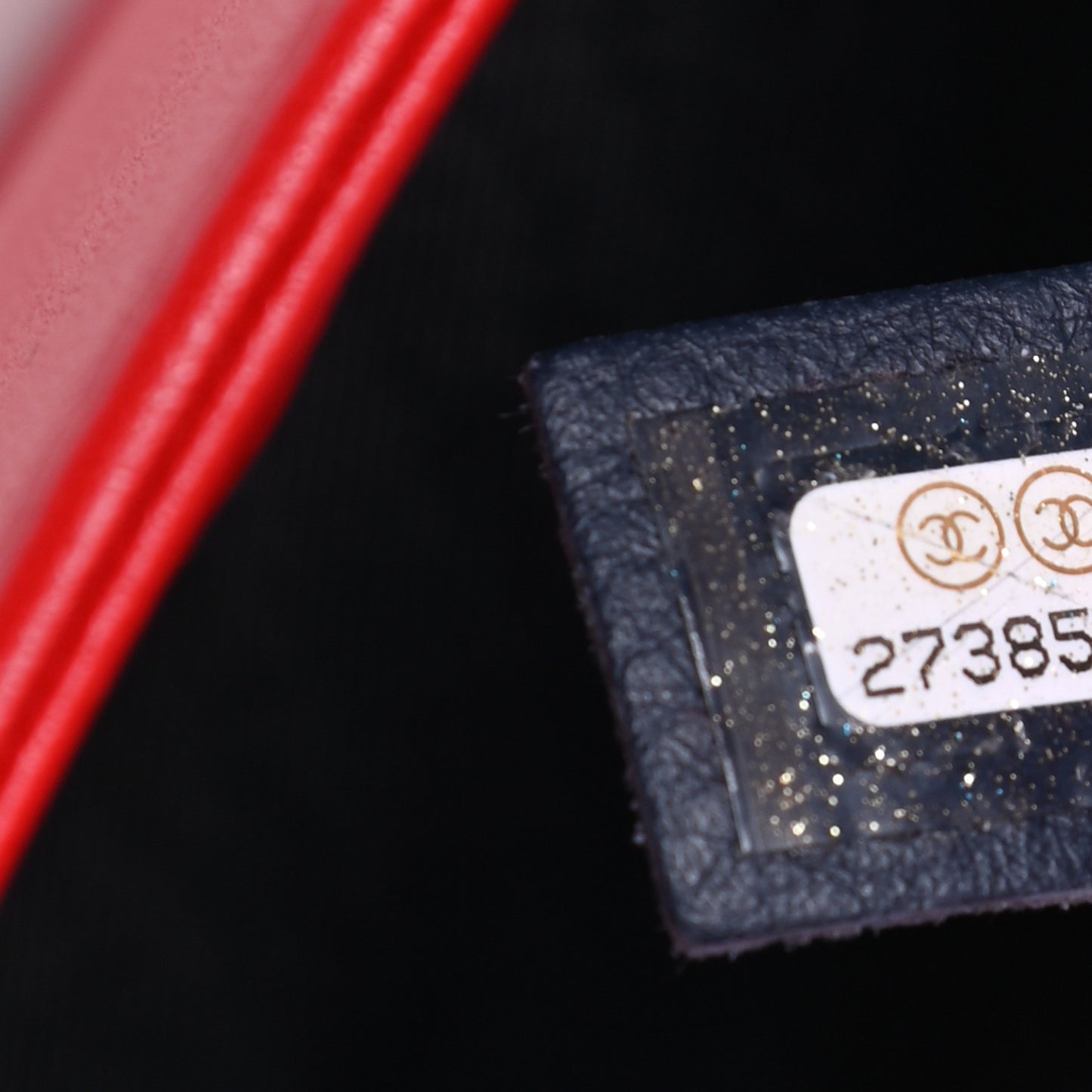 Lambskin CC Mania Flap Bag Red