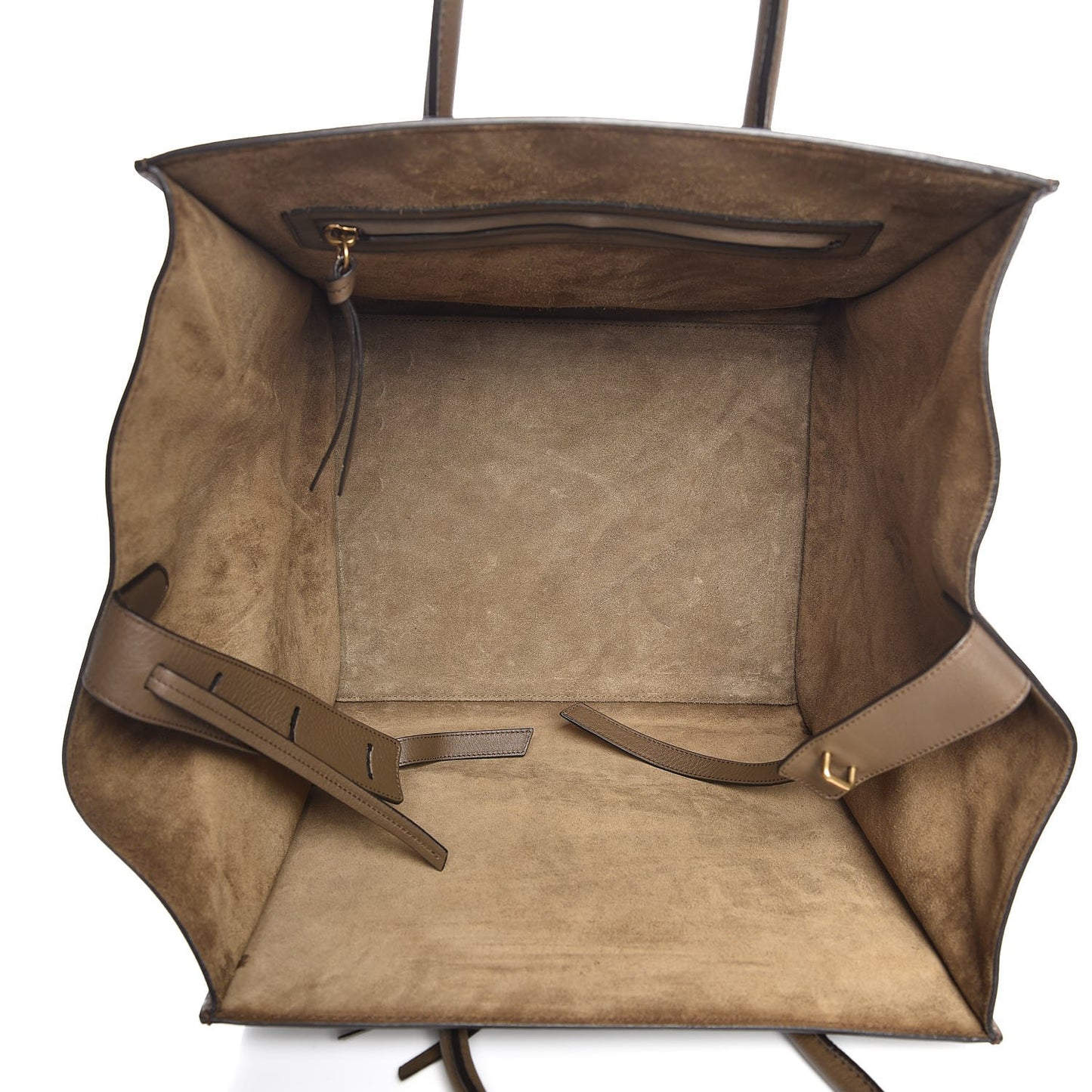Supple Calfskin Medium Phantom Luggage Khaki