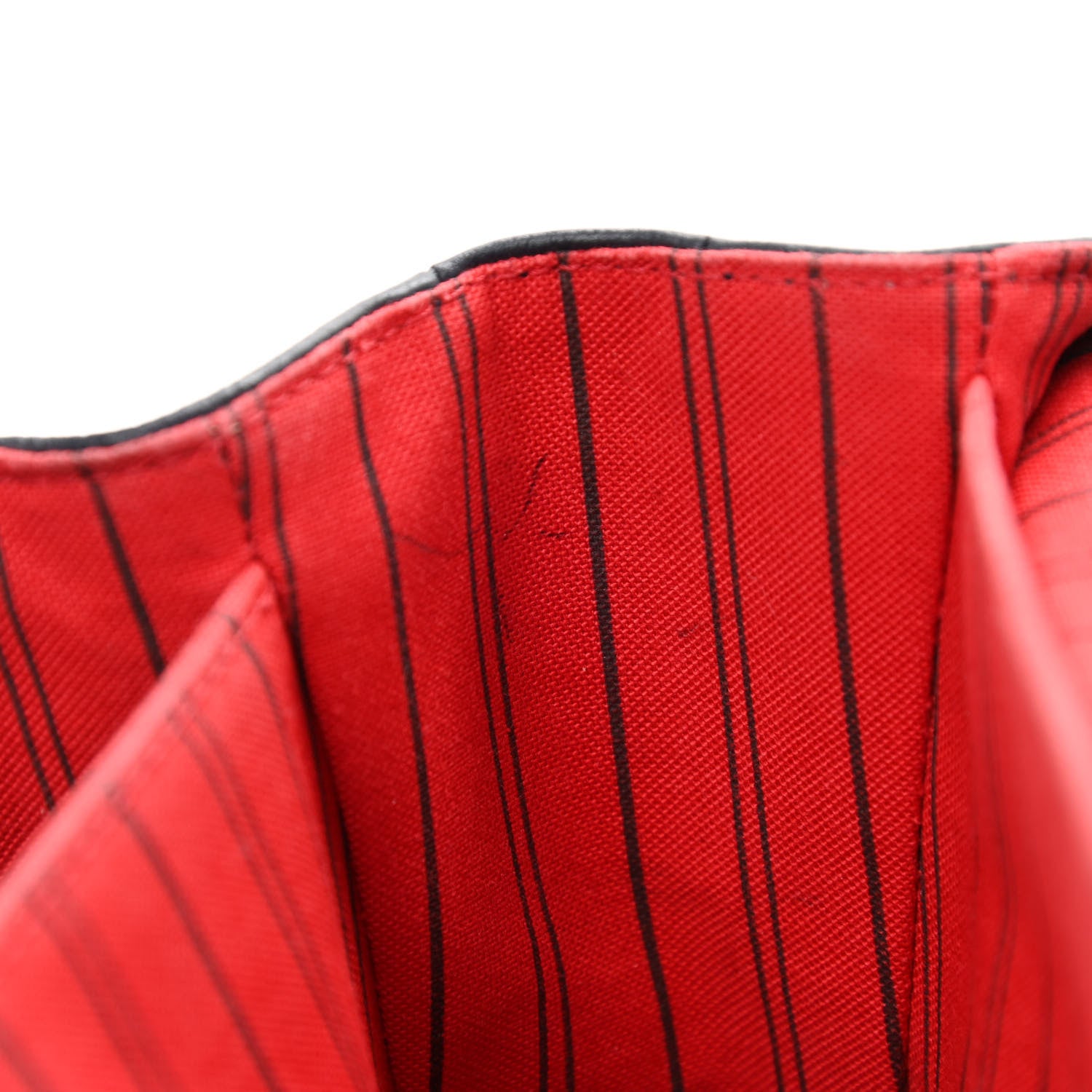 Louis Vuitton Empreinte Pochette Metis Marine Rouge 8 of 17