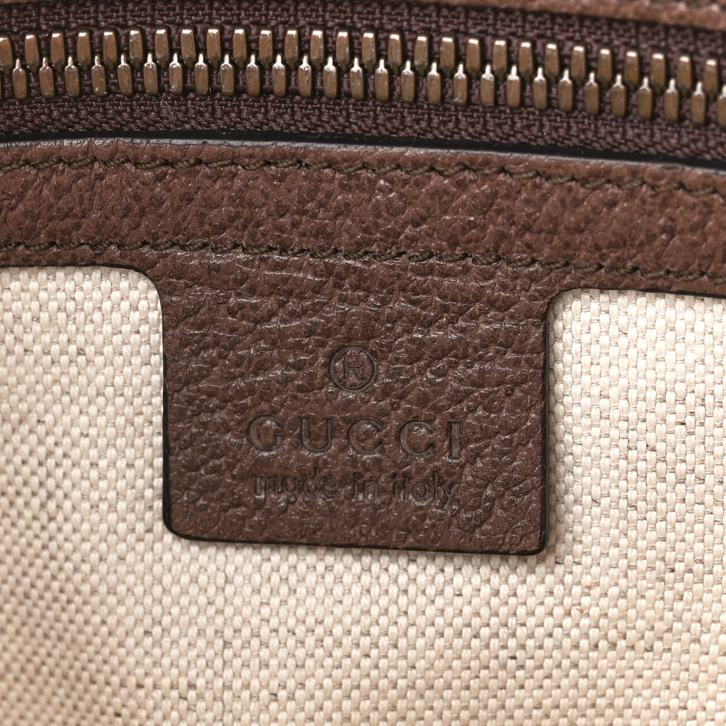 GG Supreme Monogram Web Small Ophidia Messenger Bag Brown