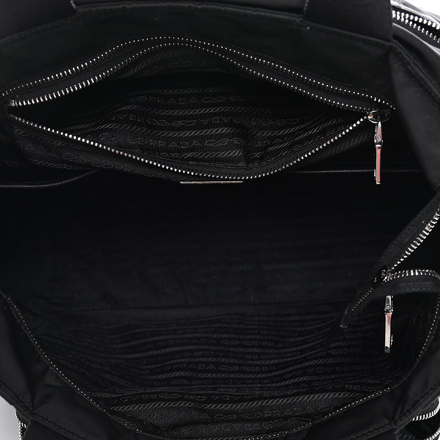 Prada Tessuto Nylon Diaper Bag Black 8 of 17