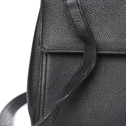 Saint Laurent Grained Calfskin Small Moujik Top Handle Bag Black 10 of 14