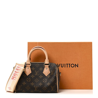 Louis Vuitton Monogram Speedy Bandouliere 20 Pink Orange 10 of 10