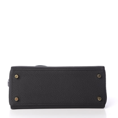 Hermes Togo Kelly Retourne 25 Black 4 of 31