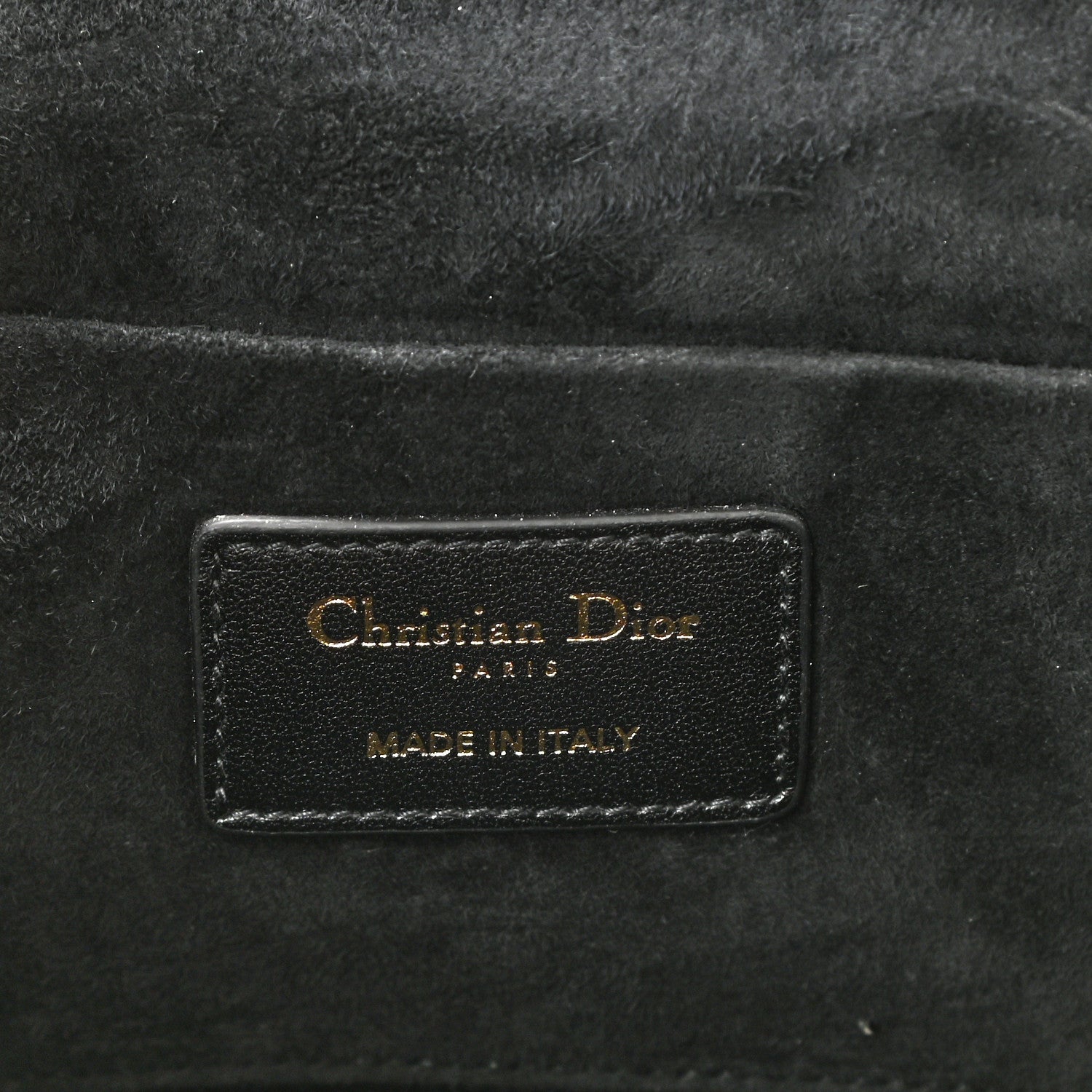 Christian Dior Lambskin Cannage Small Diortravel Vanity Case Black 6 of 7