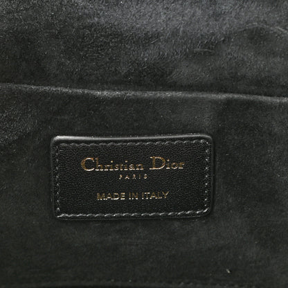 Christian Dior Lambskin Cannage Small Diortravel Vanity Case Black 6 of 7