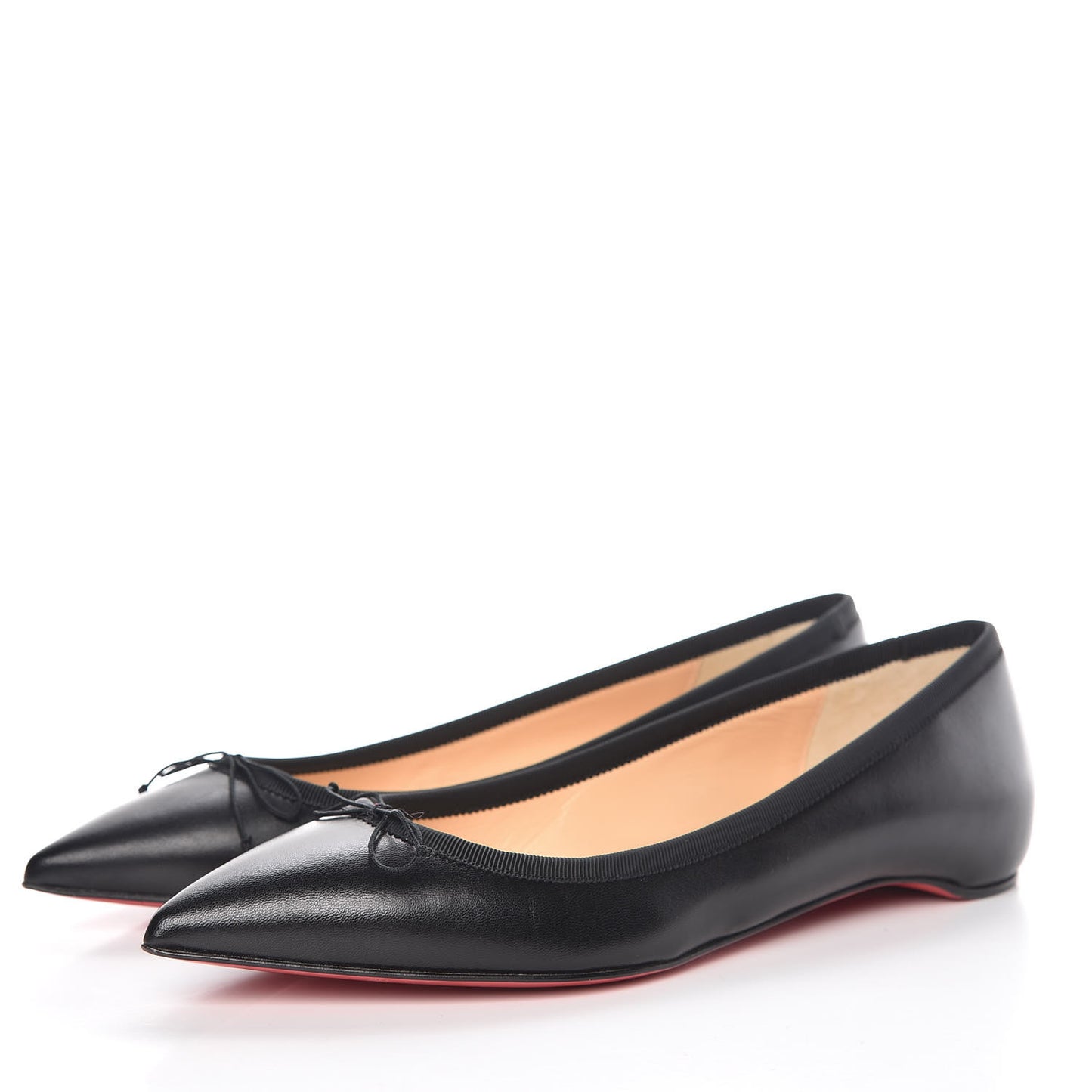 Shiny Nappa Solasofia Flats 37 Black