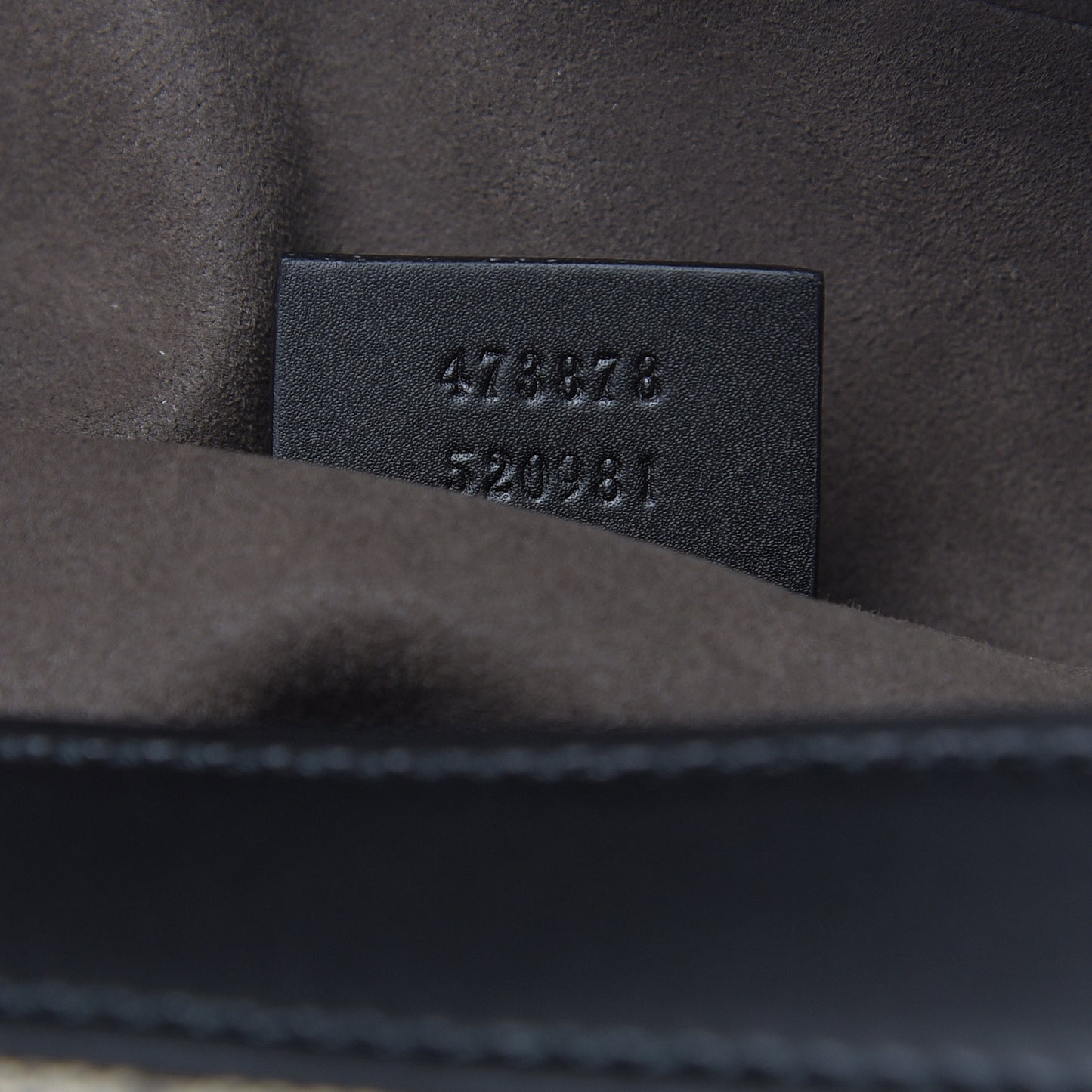 GG Supreme Monogram Flat Messenger Bag Black