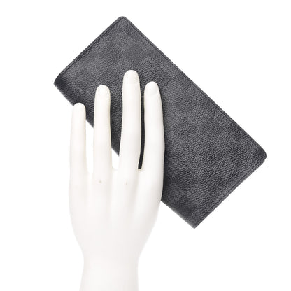 Louis Vuitton Damier Graphite Brazza Wallet 2 of 7