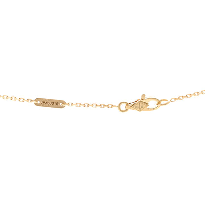 Van Cleef & Arpels 18K Yellow Gold Diamond Mini Frivole Pendant Necklace 4 of 6