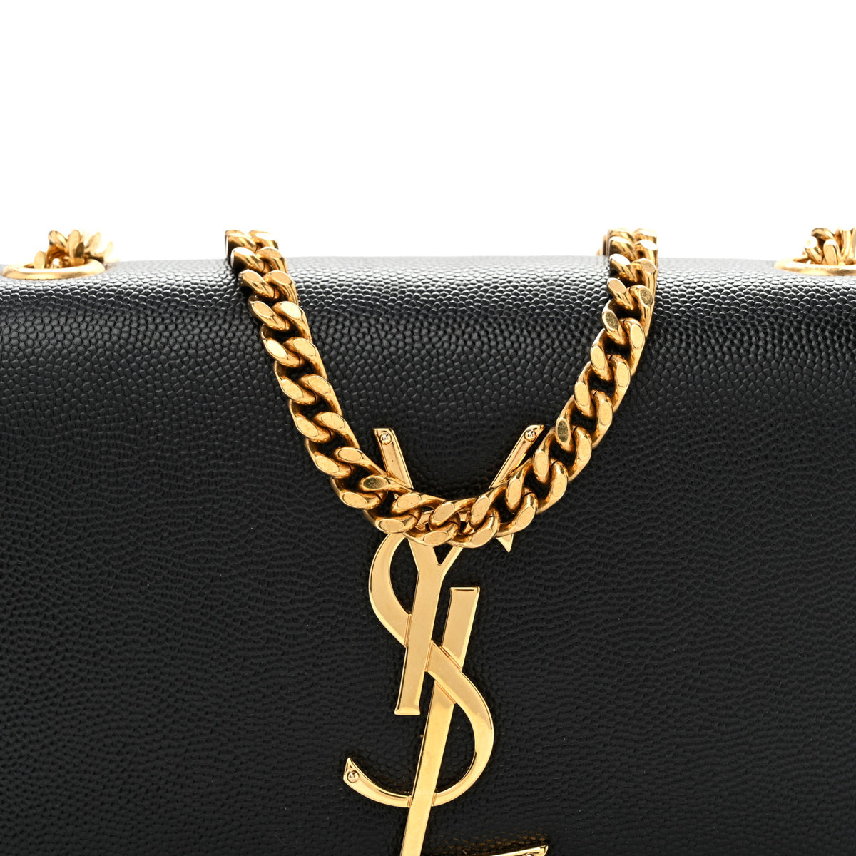 Grain De Poudre Small Monogram Kate Satchel Black