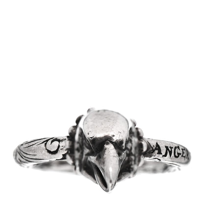 Gucci Sterling Silver Anger Forest Eagle Head Ring 55 7.25 1 of 5