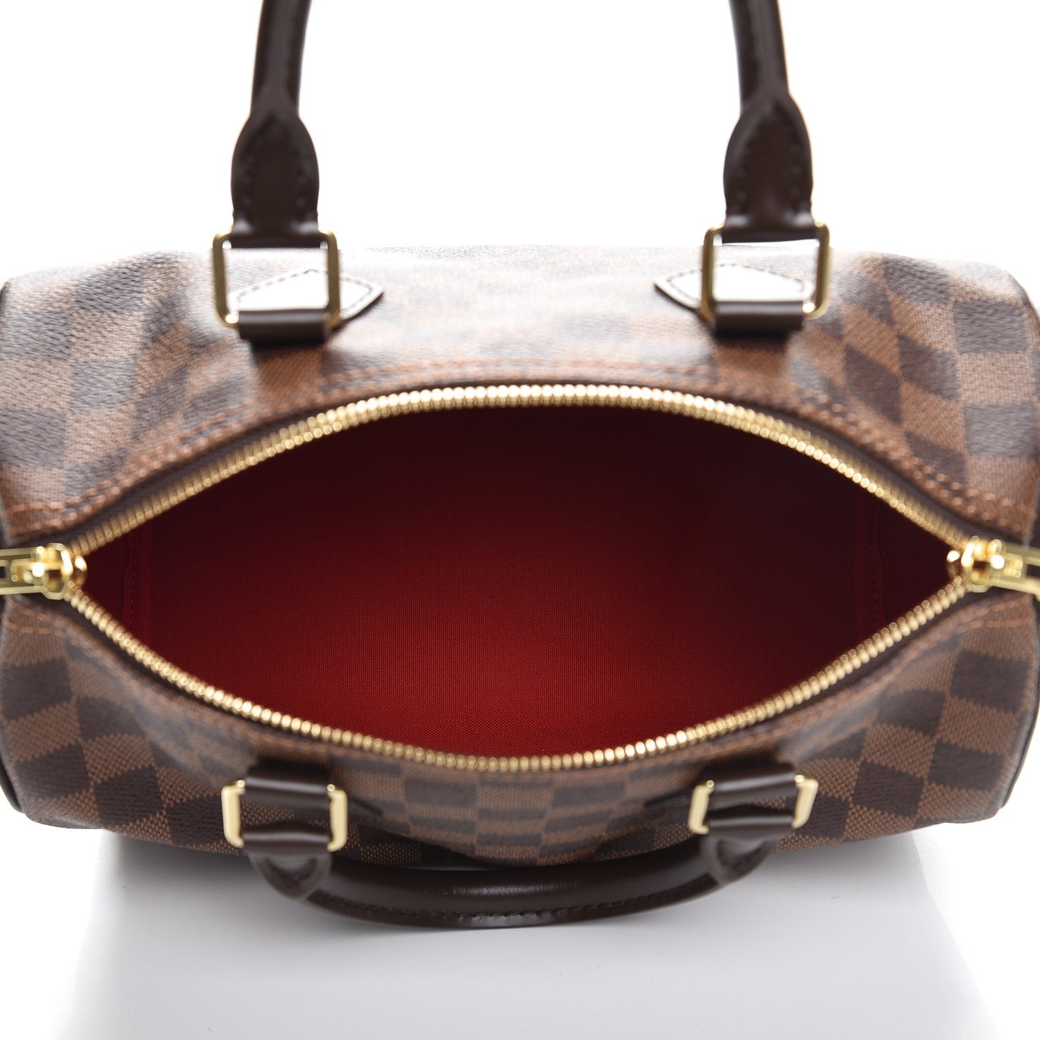 Louis Vuitton Damier Ebene Speedy Bandouliere 25 6 of 9