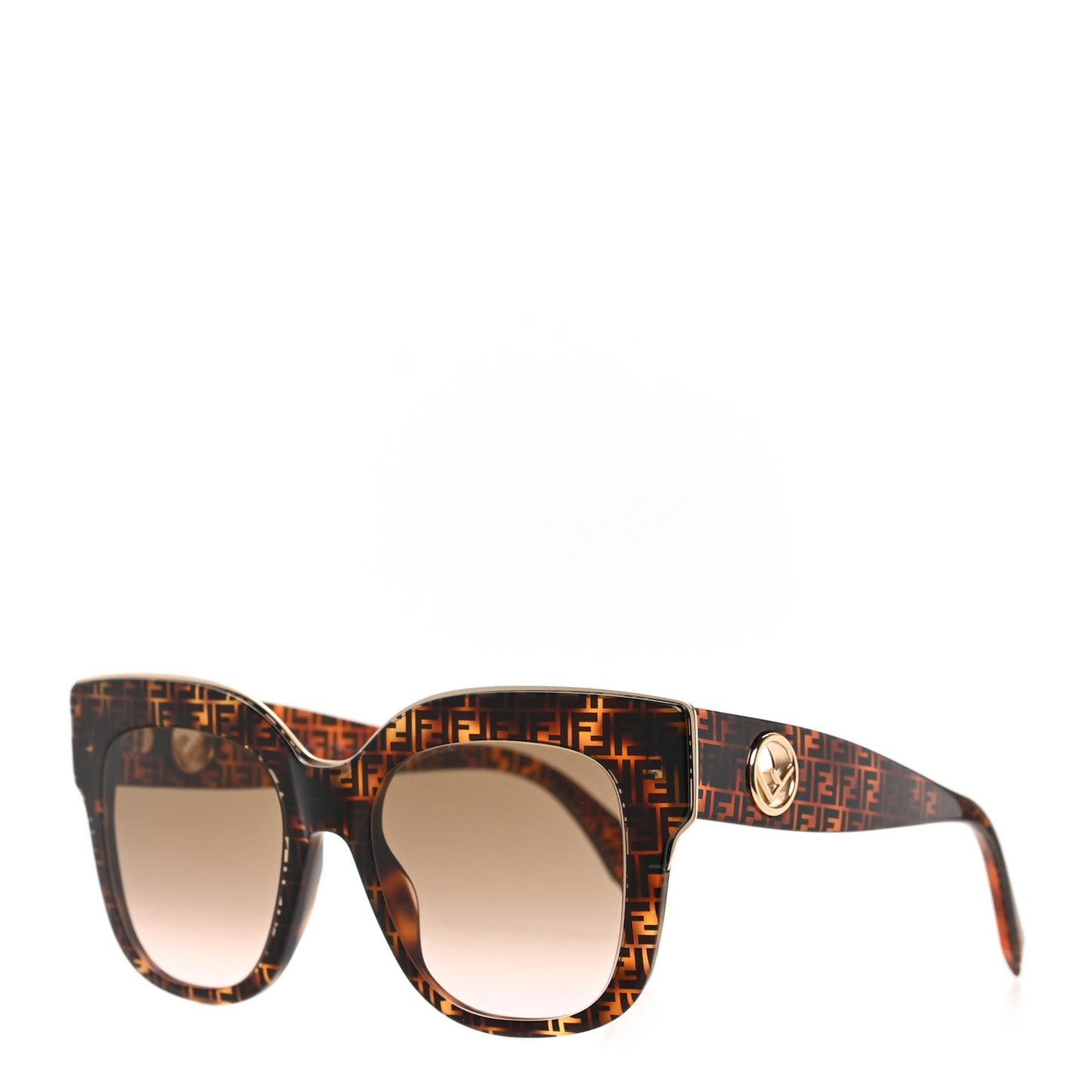 Acetate F is Fendi FF Cat Eye Sunglasses FF 0359/G/S Havana