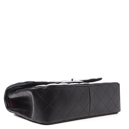 Chanel Lambskin Quilted Jumbo Double Flap Black 3 of 15